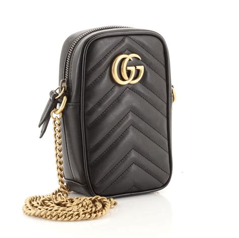 gucci marmont mini phone bag|Gucci Marmont small shoulder bag.